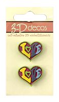 Декоративный элемент 3D Decos Flower Power Love Heart Blumenthal Lansing 5713