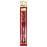 Крючок для вязания с ручкой ETIMO Red 6.5 мм алюминий пластик красный Tulip TED-105e