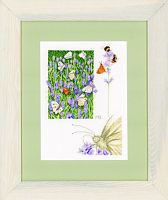 Набор для вышивания Lavender field with butterfly