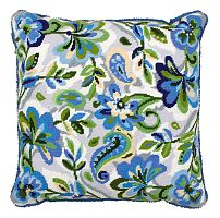 Набор для вышивания Anchor наволочка Paisley Floral In Blue 40*40 см MEZ ALR04