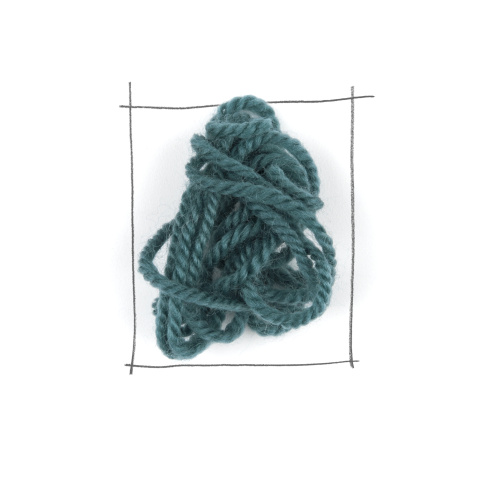 Пряжа british blue wool 100% шерсть 25 г 55 м - 71000.116 фото