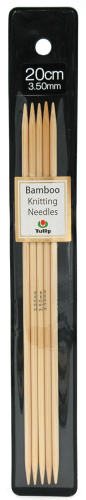 Спицы чулочные Bamboo 3.5 мм 20 см Tulip KND080350