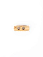 Пуговица-клевант (бочонок) CONCEPT Button of Olive Wood, размер 40, дерево, цвет натуральный