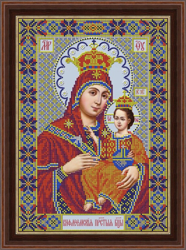 Икона Божией Матери Вифлеемская набор для вышивания бисером Galla Collection И057 смотреть фото