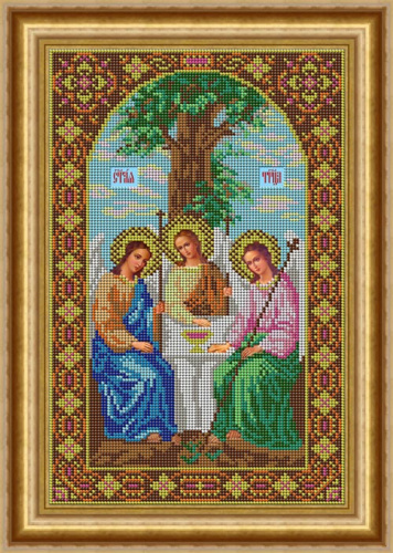 Икона Святая Троица набор для вышивания бисером Galla Collection И049 смотреть фото