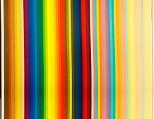 Набор полосок бумаги для квиллинга  3 х 270 мм  бумага разноцветная