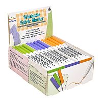 Маркер для ткани смывающийся водой, набор 60 шт на картонном прикассовом стенде