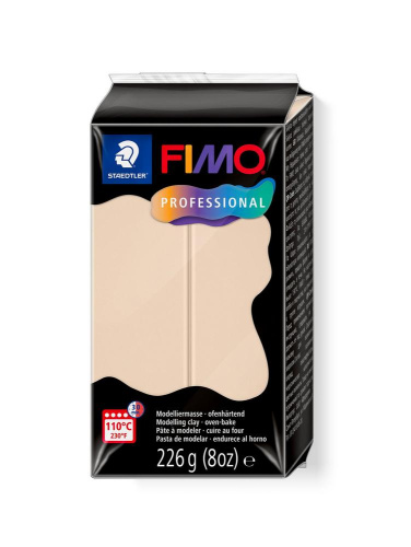Полимерная глина FIMO Professional 226 г полупрозрачный бежевый Fimo 8042-44 фото
