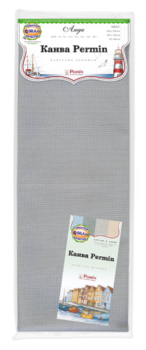 Канва в упаковке Aida 14 ct  130 х 100 см  цвет №306 фото, Канва Permin