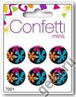 Пуговицы Mini Confetti Mod Red Blumenthal Lansing 7001