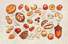 Набор для вышивания Орехи и семена