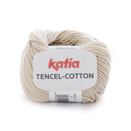 Пряжа Tencel-Cotton 67% лиоцелл 33% хлопок 50 г 120 м KATIA 1080.7 фото