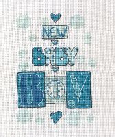 Набор для вышивания Anchor New Baby Boy 11*8 см MEZ PCE753