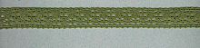 Мерсеризованное хлопковое кружево  состав: 100% хлопок  ширина 20 мм  намотка 30 м  цвет оливковый