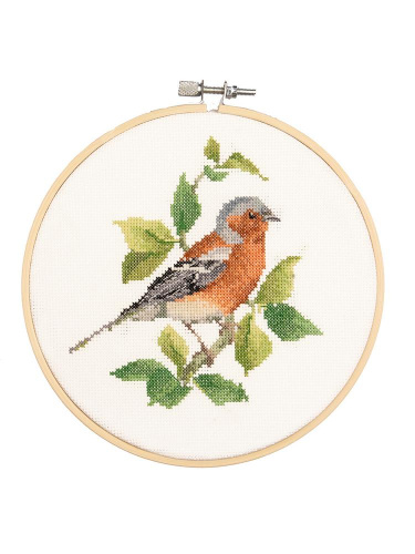 Набор для вышивания Птицы сада Теи канва лён 32 ct диаметр 15 см 2 дизайна THEA GOUVERNEUR H611 смотреть фото фото 3