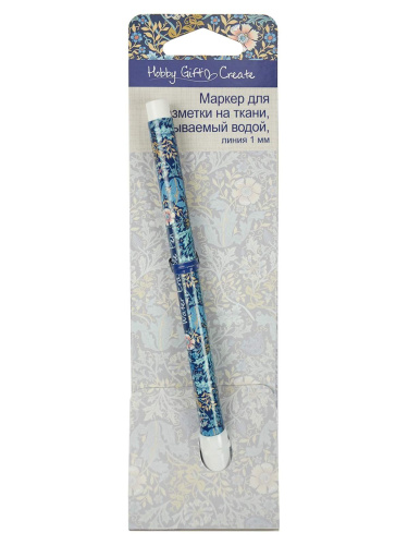 Фото маркер для ткани 1 мм голубой смываемый водой hobby gift create hemline hgc295.01 на сайте ArtPins.ru