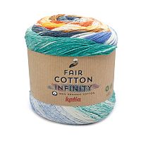 Пряжа Fair Cotton Infinity 100% хлопок 200 г 600 м KATIA 1018.104