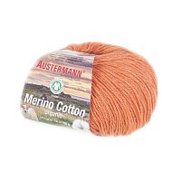 Пряжа Merino Cotton organic 55% шерсть 45% хлопок 50 г 230 м Austermann 98311-0008
