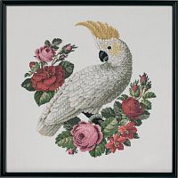 Набор для вышивания Белый попугай  Permin 90-9587