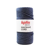 Пряжа Macrame Cord 65% хлопок 25% полиэстер 10% прочие волокна 500 г 100 м KATIA 1230.106