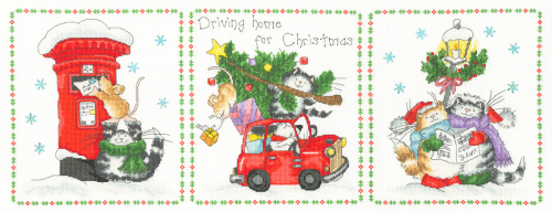 Набор для вышивания Driving Home For Christmas Bothy Threads XMS37 смотреть фото