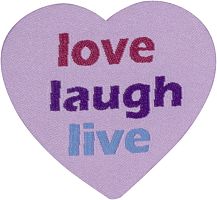 Термоаппликация Любовь смех жизнь  HKM 42799