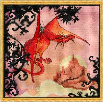 Набор для вышивания Dragon Rouge (Красный дракон) - 121-B002 K