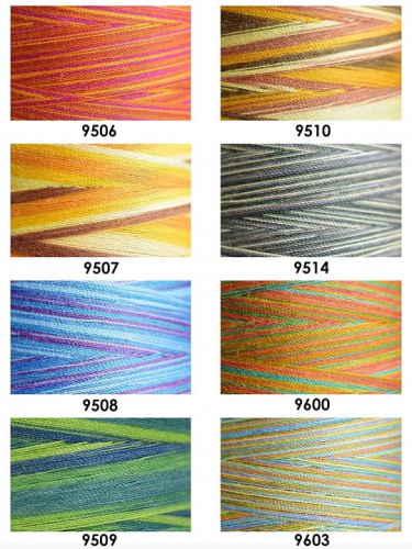 Фото набор нитей для стёжки и шитья премиум класса aeroquilt №40 8 катушек по 2750 м madeira 9131bvp на сайте ArtPins.ru фото 2