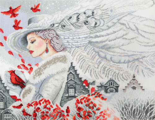 Набор для вышивания  Зима идет... по рисунку Т. Дорониной Марья Искусница 09.007.02 смотреть фото