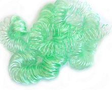 Волосы кудряшки, длина в упаковке 180 см (215 гр+- 10 гр), цвет зеленый