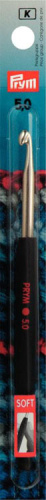 Крючок для вязания с мягкой ручкой 5 мм 14 см Prym 195178