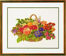 Набор для вышивания Букет цветов в корзине 14-186 Eva Rosenstand