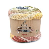 Пряжа Fair Cotton Infinity 100% хлопок 200 г 600 м KATIA 1018.107