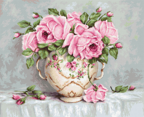 Набор для вышивания Розовые розы - BA2319 смотреть фото