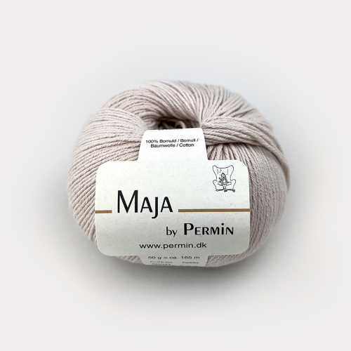 Пряжа Maja 100% хлопок 50 г 165 м Permin 880300.880353 фото