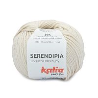 Пряжа Serendipia 70% хлопок 30% полиамид 50 г 105 м KATIA 1332.100