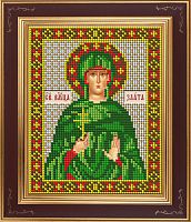 Икона Святая великомученица Злата набор для вышивания бисером Galla Collection М273