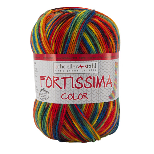 Пряжа Fortissima Socka 4-fach color 75% шерсть 25% полиамид 420 м 100 г Austermann 90028-2405 фото