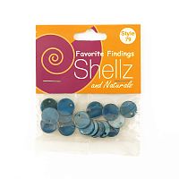 Пуговицы Shellz & Natural Round River Shell Dangles Blumenthal Lansing 1850 00079