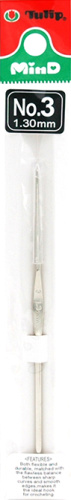 Крючок для вязания MinD 1.3 мм Tulip TA-1033e