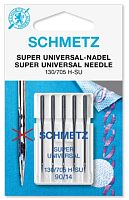 Иглы Schmetz стандартные с покрытием антиклей 130/705H-SU №90 5 шт.