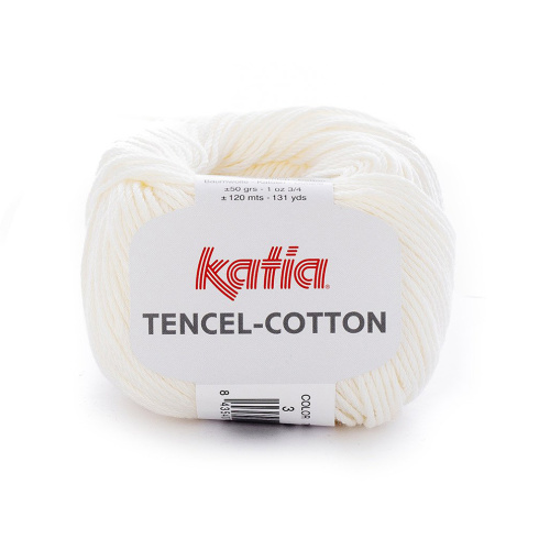 Пряжа Tencel-Cotton 67% лиоцелл 33% хлопок 50 г 120 м KATIA 1080.3 фото