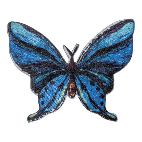 Фото термоаппликация бабочка синяя бирюза  hkm 39269 на сайте ArtPins.ru