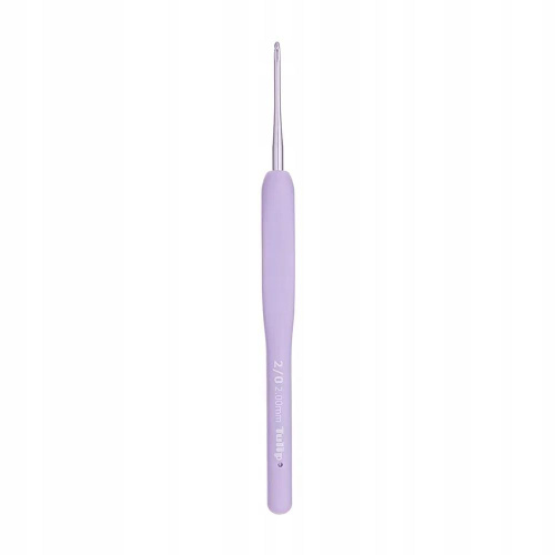 Крючок для вязания ETIMO Murasaki 2 мм алюминий пластик фиолетовый Tulip TEM-020e
