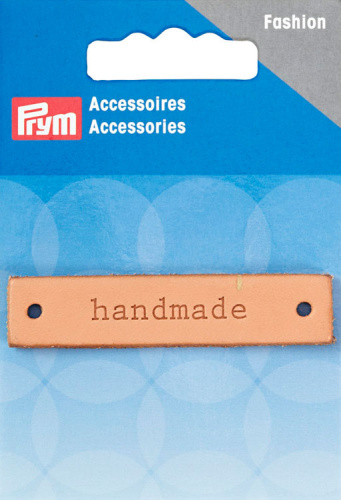 Эмблема Handmade 60*13 мм для пришивания Prym 403795