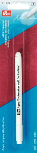 Аква-маркер следы удаляются при помощи воды фломастер стандартный стержень белый 1 шт Prym 611824