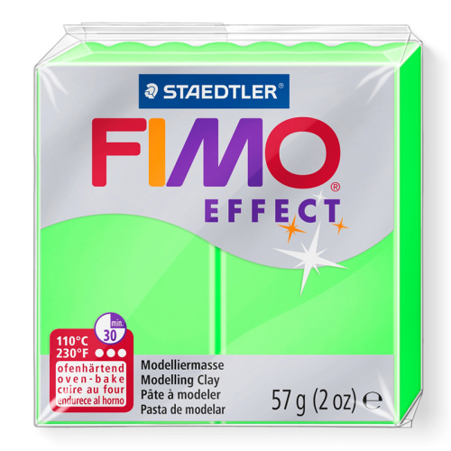 Полимерная глина FIMO Neon Effect Fimo 8010-501 фото