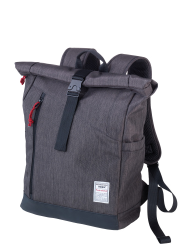 Купить рюкзак troika с откидным верхом с металлической пряжкой bbg51/gy фото фото 6