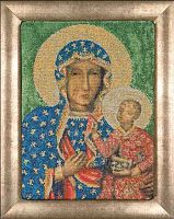 Набор для вышивания Ченстоховская икона Божией Матери  канва аида 16 ct