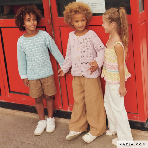 Купить журнал 20 моделей летнего детского вязания katia ss kids 105 фото 8